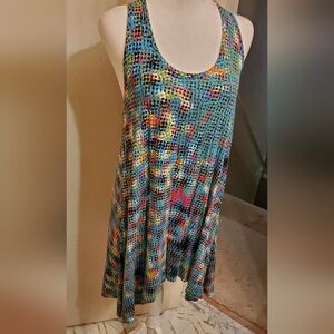 CAbi #301 Hook back Tunic sz Med